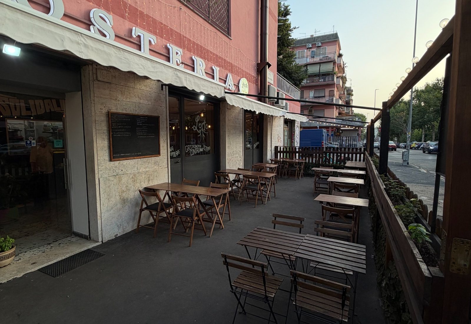 Facciata dell’Osteria LORTO