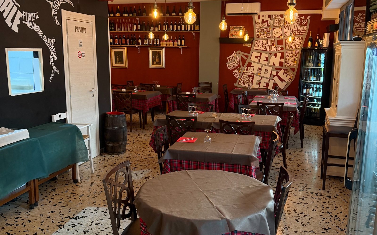 LORTO dining room in Centocelle